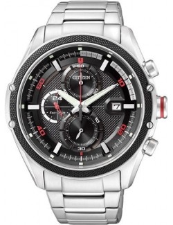 Zegarek męski Citizen Chrono CA0120-51E na bransolecie