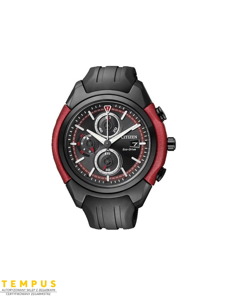 Zegarek męski Citizen Chrono CA0287-05E na pasku Zegarek męski Citizen Chrono CA0287-05E na pasku