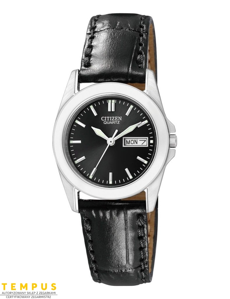 Zegarek klasyczny damski Citizen LEATHER EQ0560-09EE na pasku Zegarek klasyczny damski Citizen LEATHER EQ0560-09EE na pasku