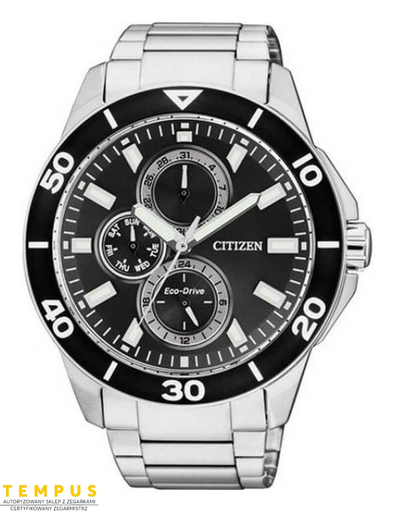 Zegarek męski Citizen Chrono AP4030-57E na bransolecie Zegarek męski Citizen Chrono AP4030-57E na bransolecie