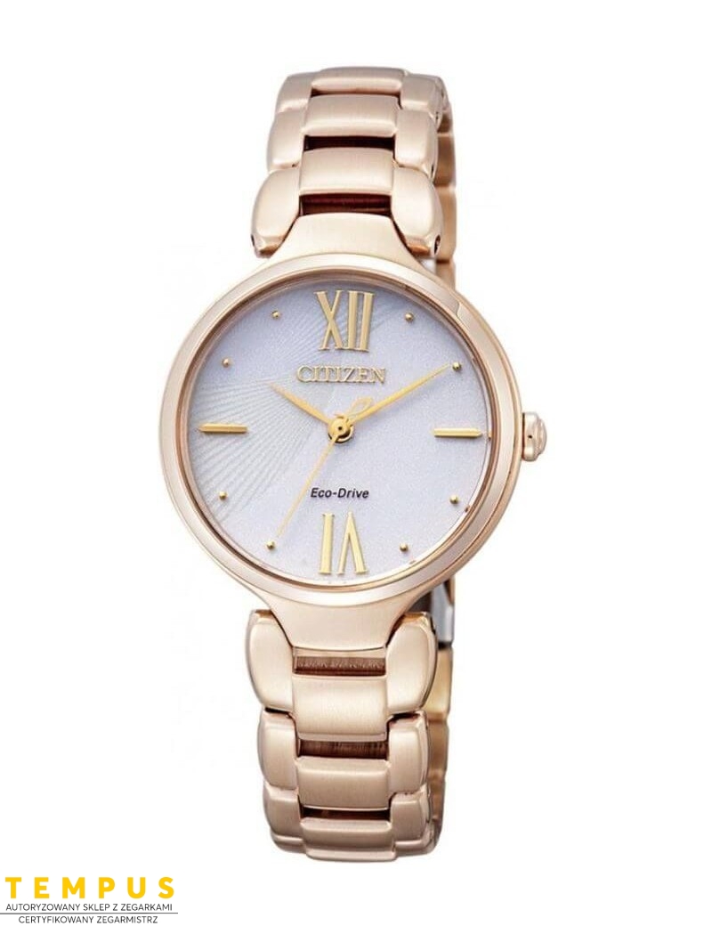 Zegarek klasyczny damski Citizen ELEGANCE EM0022-57A na bransolecie Zegarek klasyczny damski Citizen ELEGANCE EM0022-57A na bransolecie