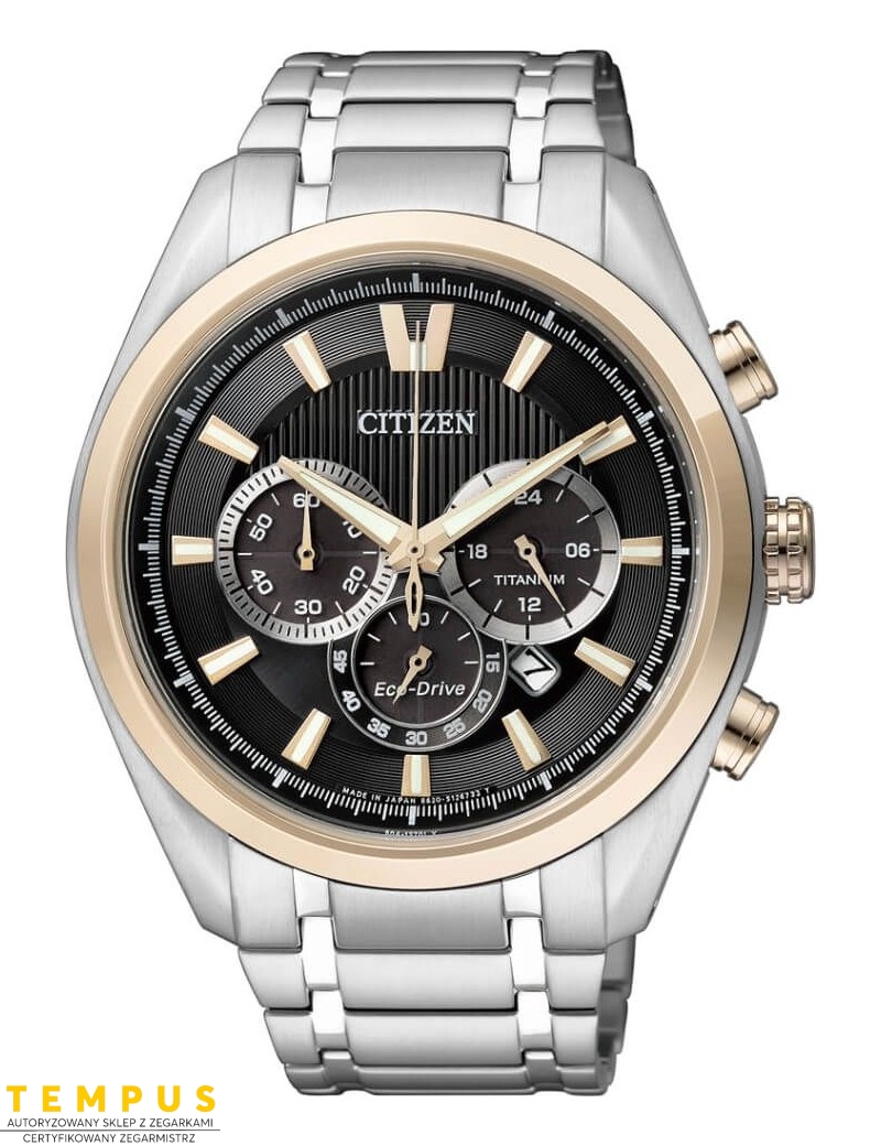Zegarek męski Citizen TITANIUM CA4014-57E na bransolecie Zegarek męski Citizen TITANIUM CA4014-57E na bransolecie