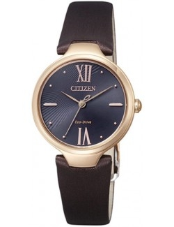 Zegarek klasyczny damski Citizen LEATHER EM0042-17E na pasku