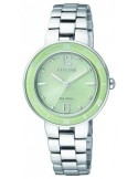 Zegarek klasyczny damski Citizen ELEGANCE EM0018-54W na bransolecie