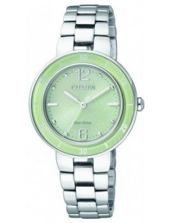 Zegarek klasyczny damski Citizen ELEGANCE EM0018-54W na bransolecie