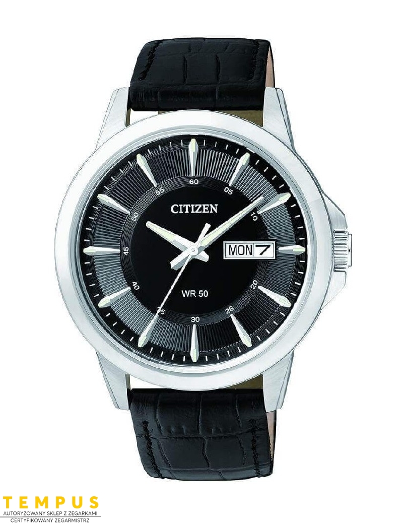Zegarek klasyczny męski Citizen LEATHER BF2011-01EE na pasku