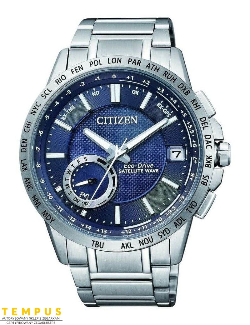 Zegarek sportowy męski Citizen SATELLITE WAVE CC3000-54L na bransolecie Zegarek sportowy męski Citizen SATELLITE WAVE CC3000-54L na bransolecie