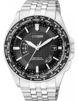 Zegarek męski Citizen RADIO CONTROLLED CB0021-57E na bransolecie