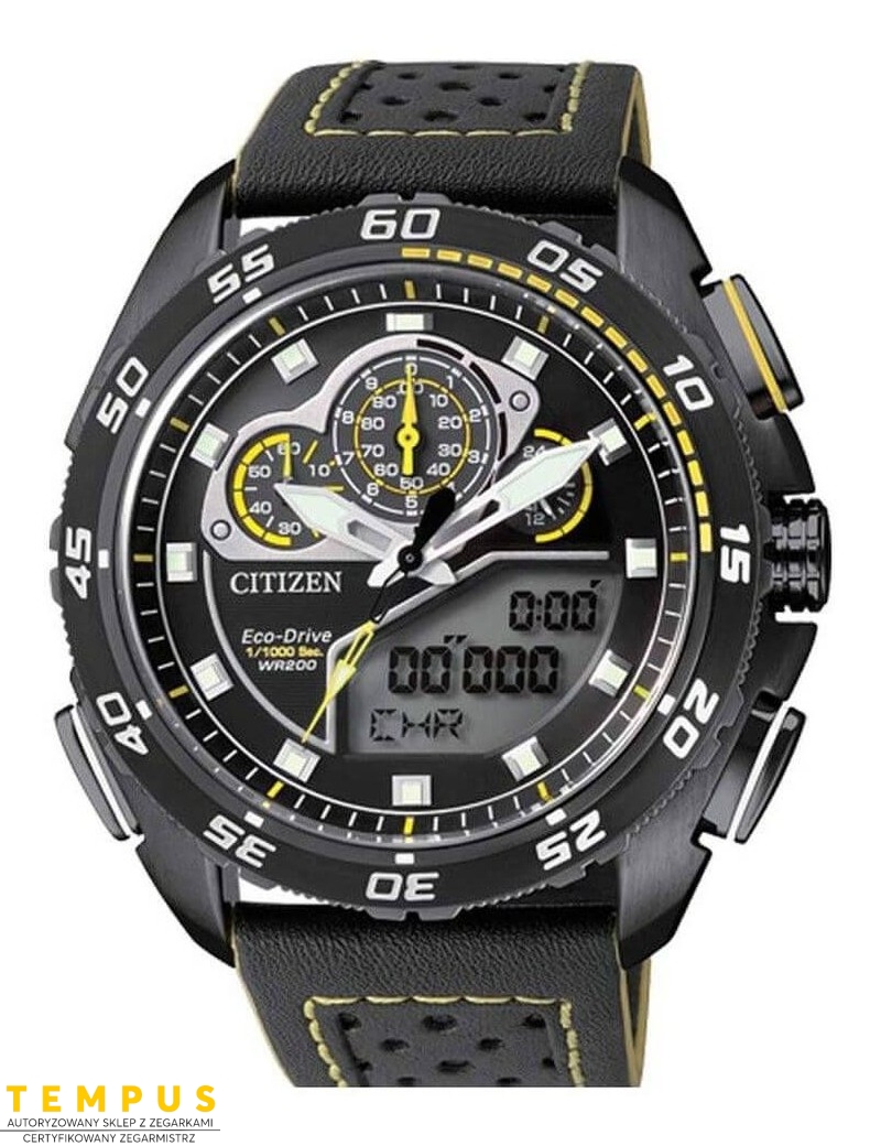 Zegarek sportowy męski Citizen PROMASTER JW0125-00E na pasku Zegarek sportowy męski Citizen PROMASTER JW0125-00E na pasku