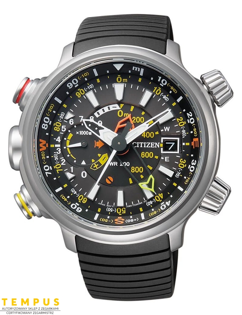 Zegarek sportowy męski Citizen PROMASTER BN4021-02E na pasku Zegarek sportowy męski Citizen PROMASTER BN4021-02E na pasku