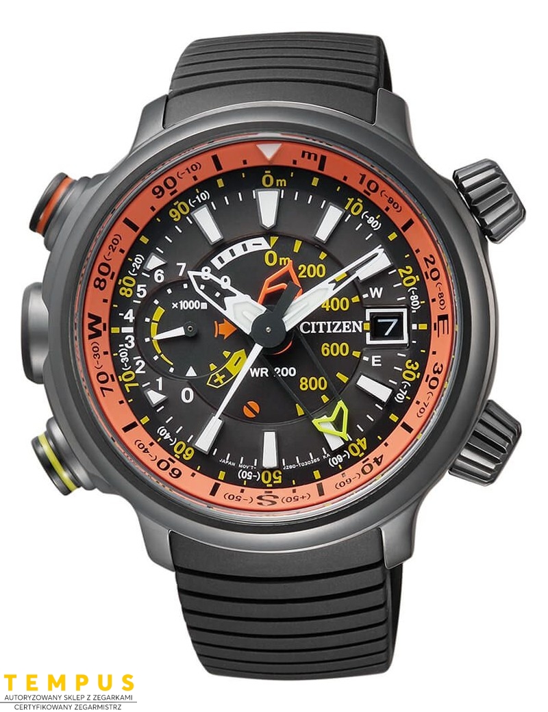 Zegarek sportowy męski Citizen PROMASTER BN4026-09F na pasku