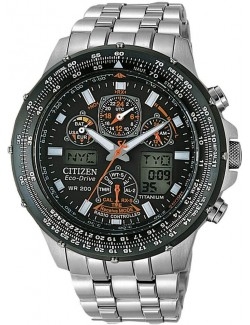 Zegarek sportowy męski Citizen RADIO CONTROLLED JY0080-62E na bransolecie