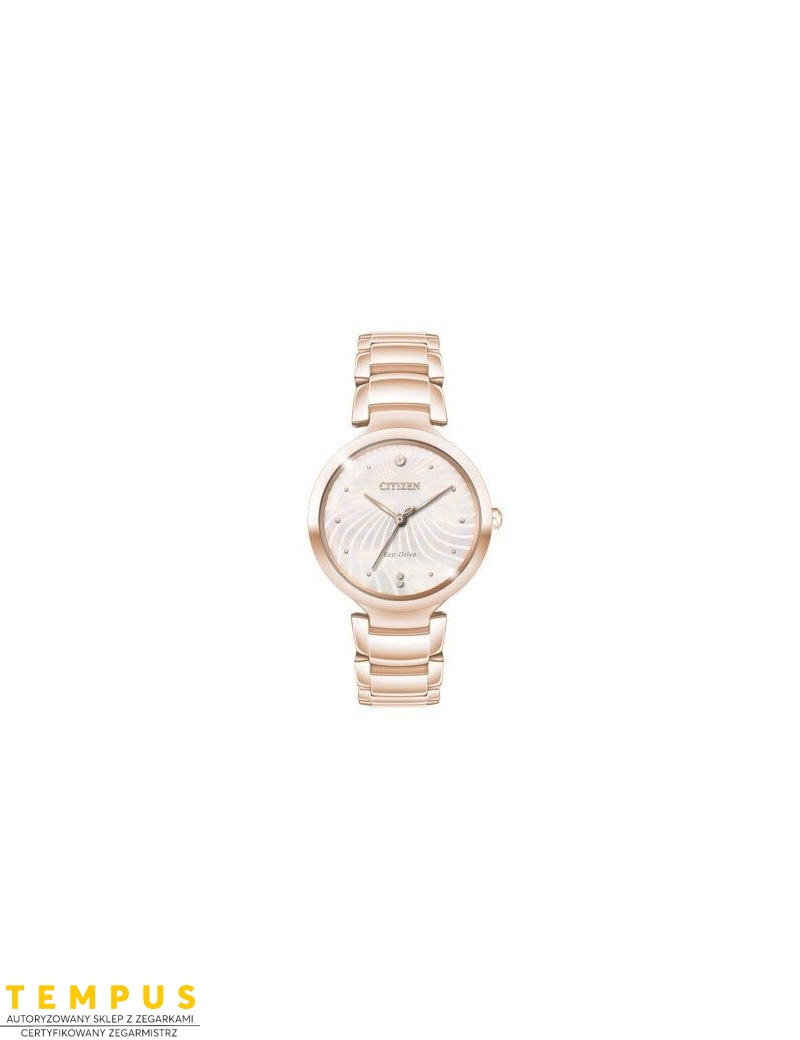 Zegarek klasyczny damski Citizen Lady Eco-Drive EM0853-81Y na bransolecie Zegarek klasyczny damski Citizen Lady Eco-Drive EM0853-81Y na bransolecie