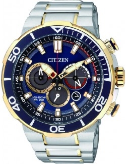 Zegarek sportowy męski Citizen Chrono CA4254-53L na bransolecie