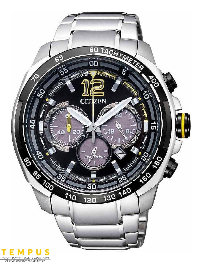 Zegarek męski Citizen Chrono CA4234-51E na bransolecie Zegarek męski Citizen Chrono CA4234-51E na bransolecie