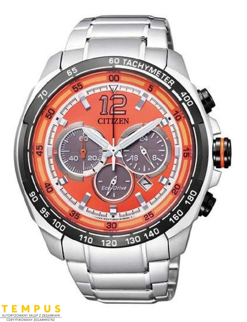 Zegarek męski Citizen Chrono CA4234-51X na bransolecie Zegarek męski Citizen Chrono CA4234-51X na bransolecie