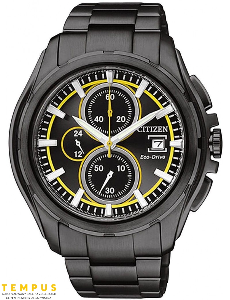 Zegarek męski Citizen Chrono CA0275-55F na bransolecie Zegarek męski Citizen Chrono CA0275-55F na bransolecie