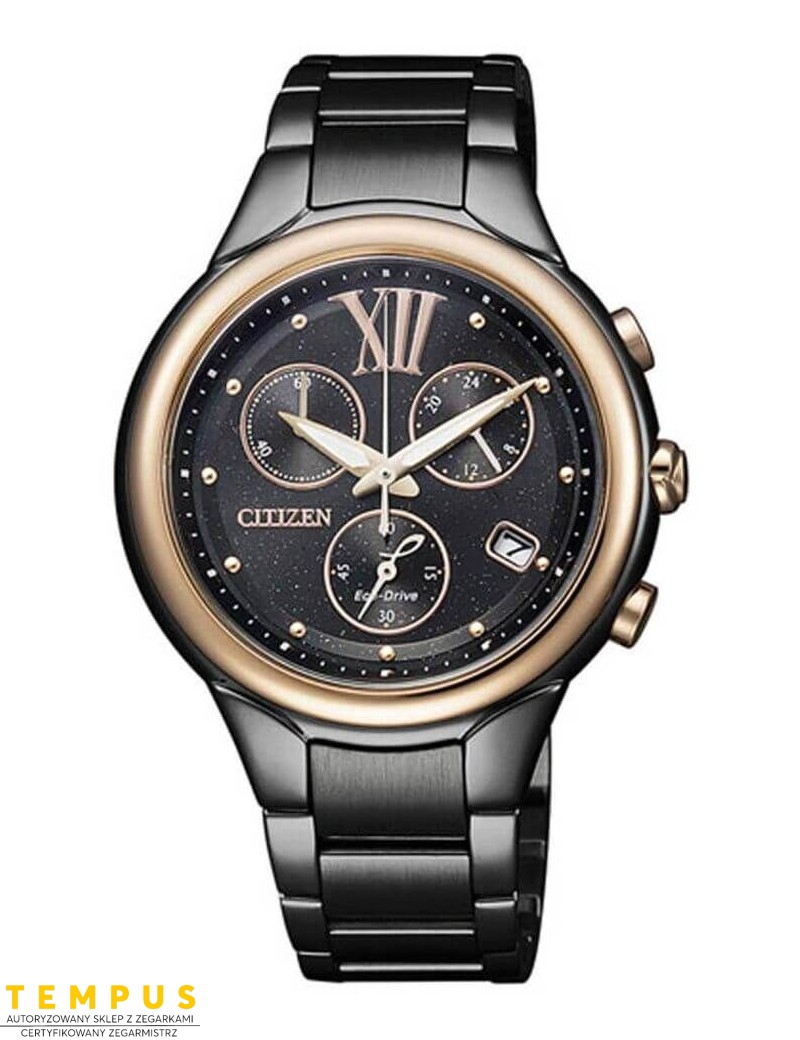 Zegarek damski Citizen Chrono FB1317-53E na bransolecie
