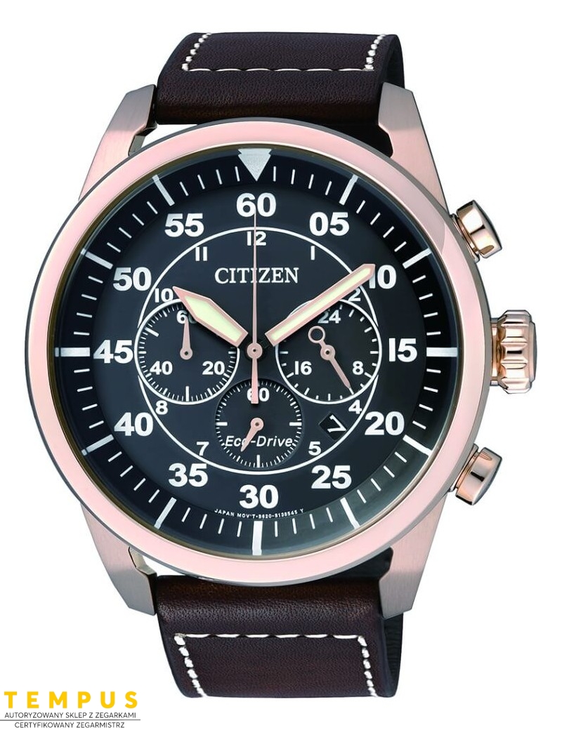Zegarek męski Citizen Chrono CA4213-00E na pasku Zegarek męski Citizen Chrono CA4213-00E na pasku