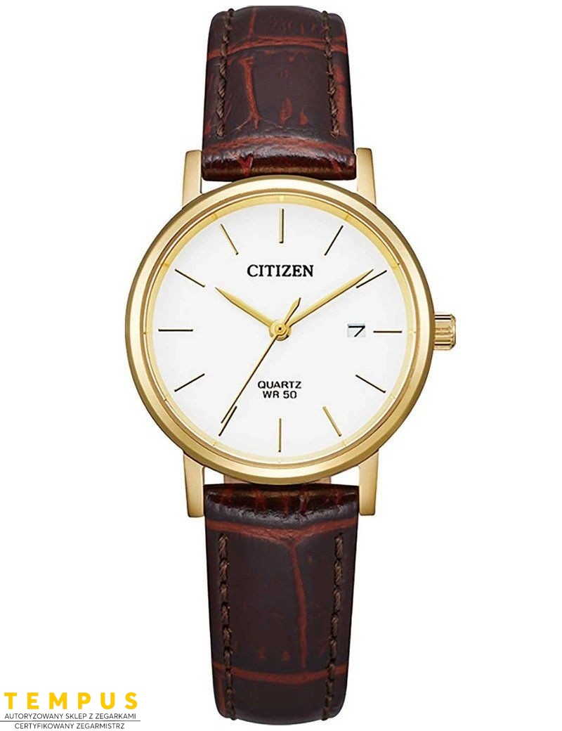 Zegarek klasyczny damski Citizen LEATHER EU6092-08A na pasku