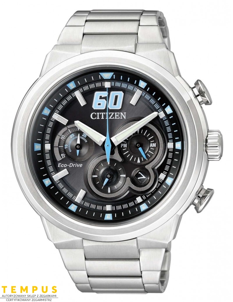 Zegarek męski Citizen Chrono CA4130-56E na bransolecie Zegarek męski Citizen Chrono CA4130-56E na bransolecie