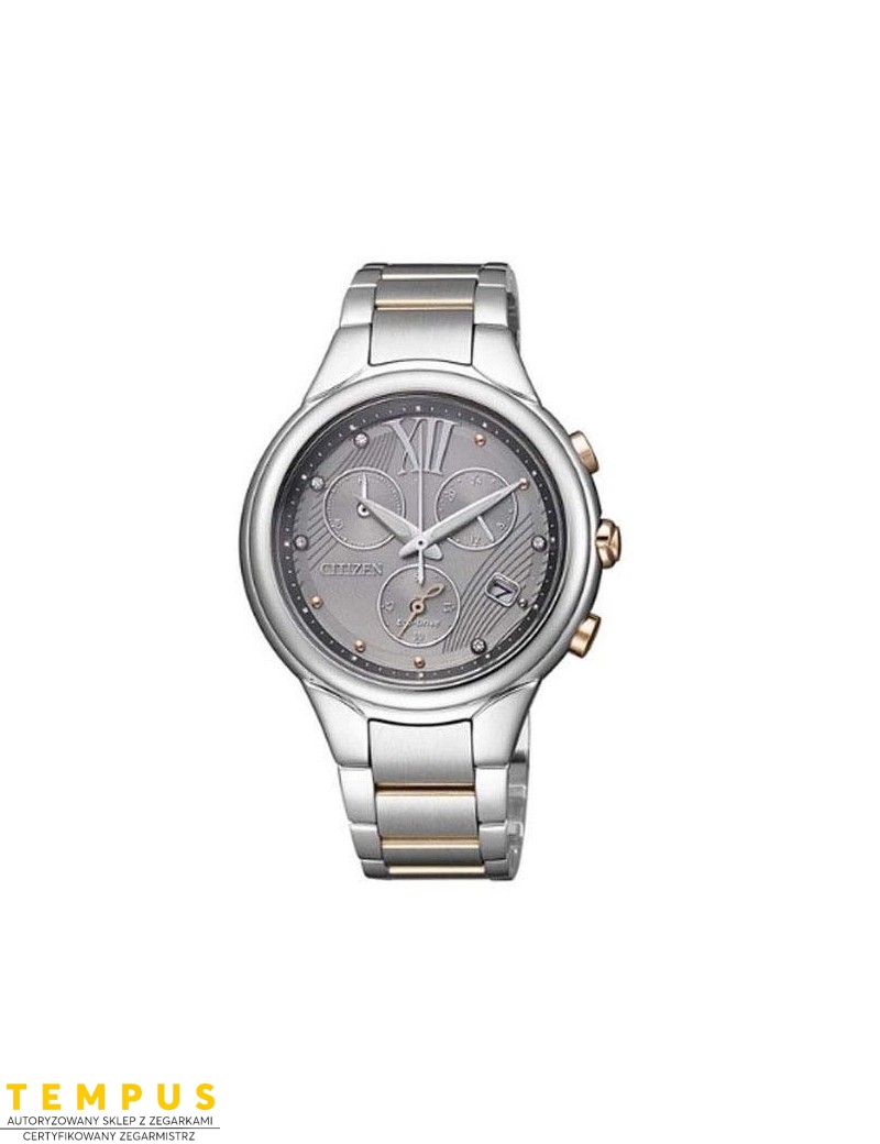 Zegarek damski Citizen Chrono FB1315-59H na bransolecie Zegarek damski Citizen Chrono FB1315-59H na bransolecie