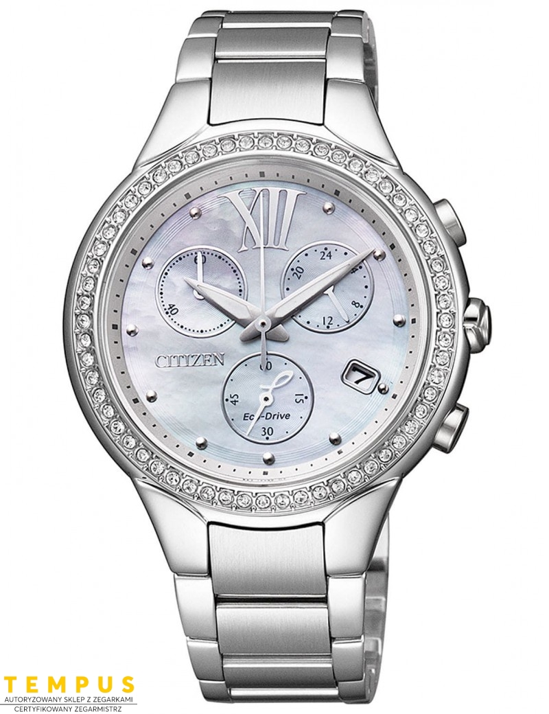 Zegarek damski Citizen Chrono FB1321-56A na bransolecie Zegarek damski Citizen Chrono FB1321-56A na bransolecie