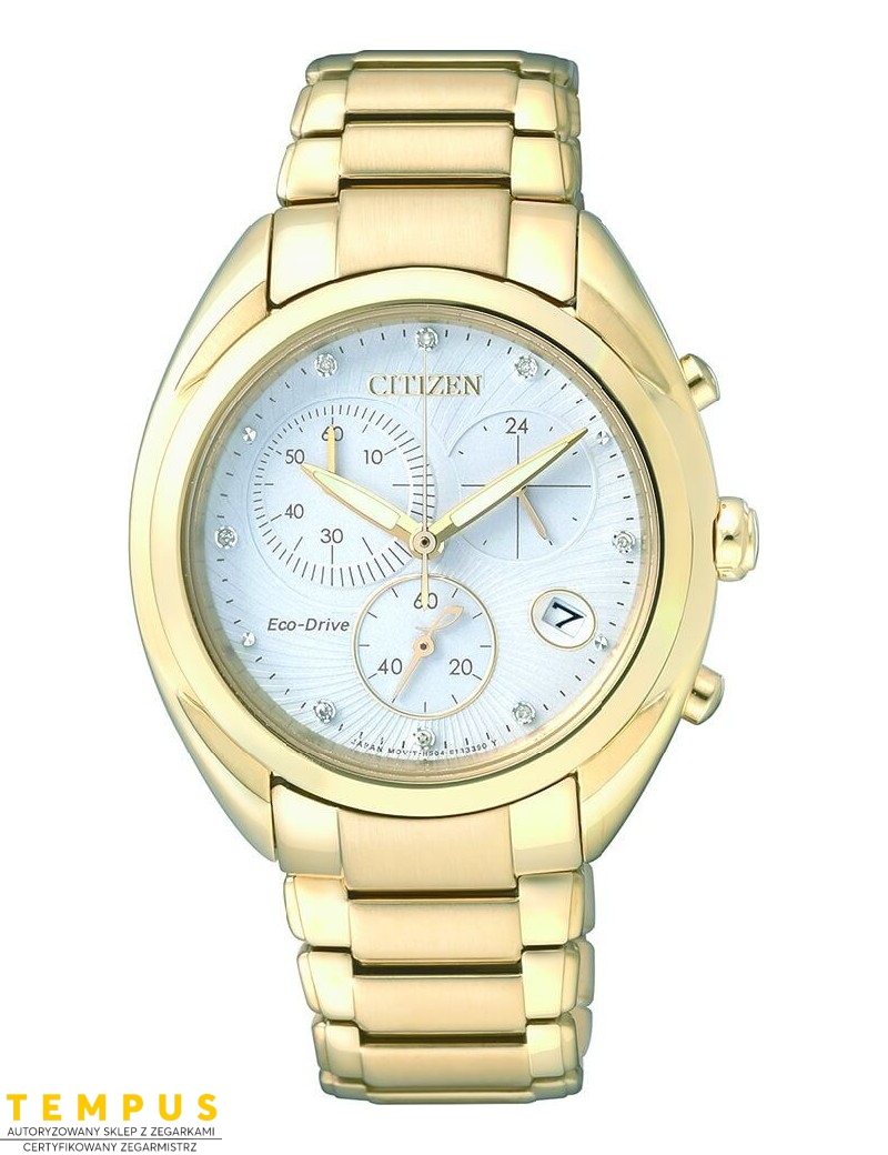 Zegarek damski Citizen Chrono FB1392-58A na bransolecie Zegarek damski Citizen Chrono FB1392-58A na bransolecie