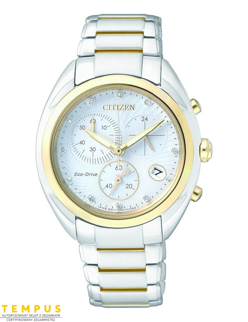 Zegarek damski Citizen Chrono FB1394-52A na bransolecie
