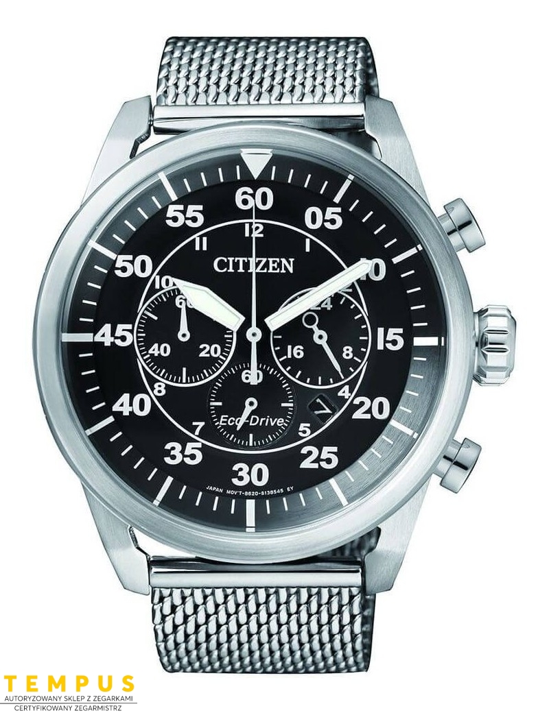 Zegarek męski Citizen Chrono CA4210-59E na bransolecie Zegarek męski Citizen Chrono CA4210-59E na bransolecie