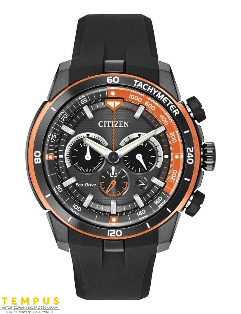 Zegarek męski Citizen Chrono CA4154-07E na pasku