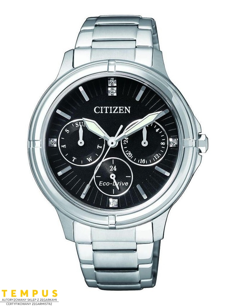 Zegarek klasyczny damski Citizen ELEGANCE FD2030-51E na bransolecie