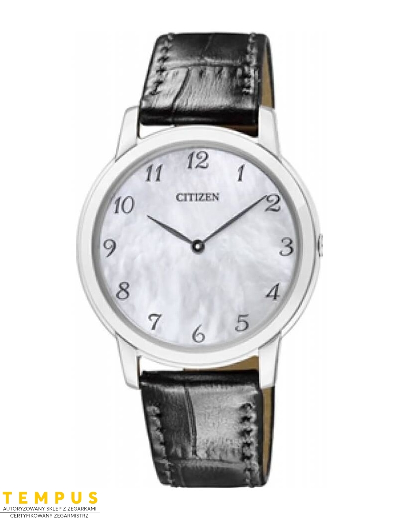 Zegarek klasyczny damski Citizen LEATHER EG6001-12D na pasku