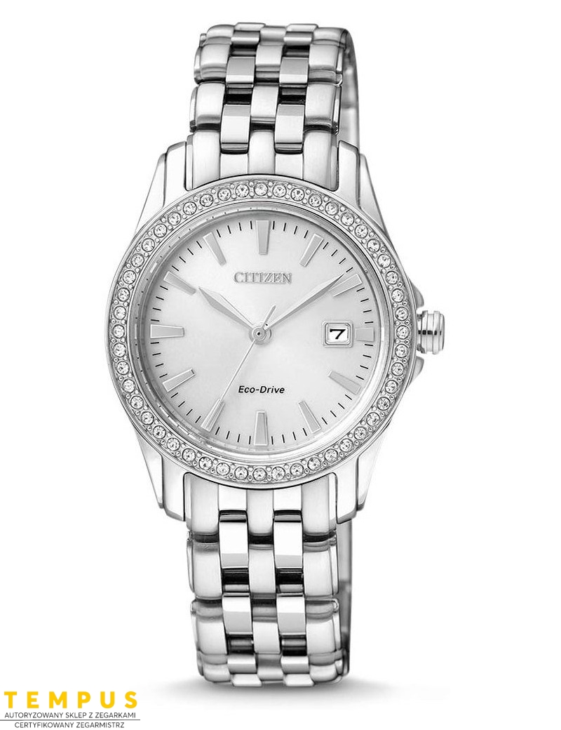 Zegarek klasyczny damski Citizen ELEGANCE EW1901-58A na bransolecie