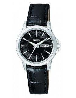 Zegarek klasyczny damski Citizen LEATHER EQ0601-03EE na pasku