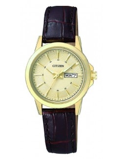 Zegarek klasyczny damski Citizen LEATHER EQ0603-08PE na pasku