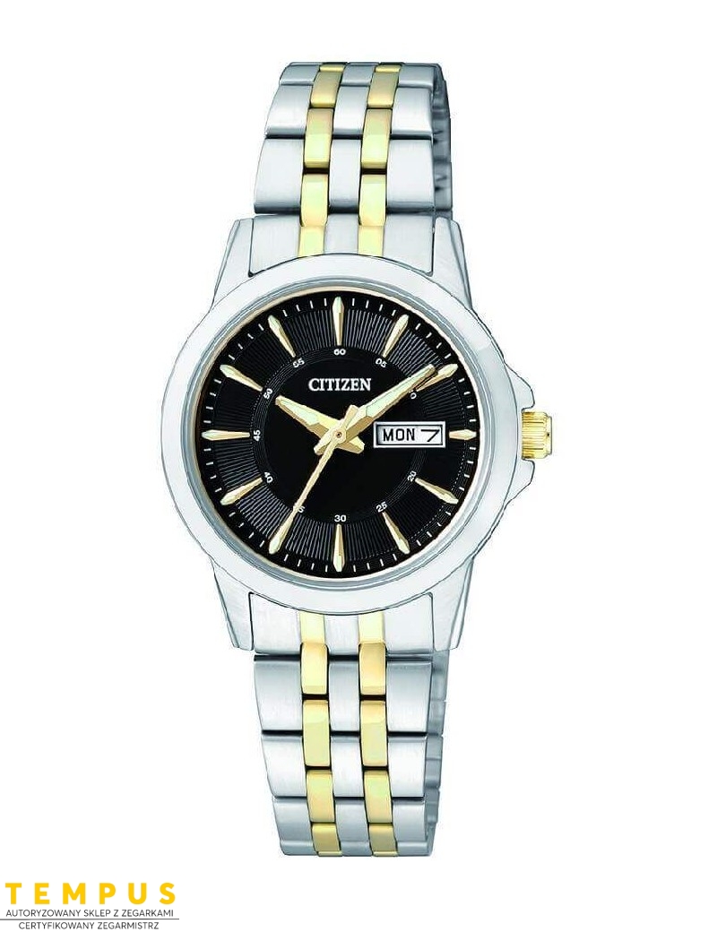 Zegarek damski Citizen SPORTS EQ0608-55EE na bransolecie Zegarek damski Citizen SPORTS EQ0608-55EE na bransolecie