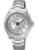 Zegarek klasyczny, elegancki damski Citizen Lady Titanium FE6040-59A na bransolecie