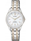 Zegarek damski Citizen RADIO CONTROLLED ES4024-52A na bransolecie