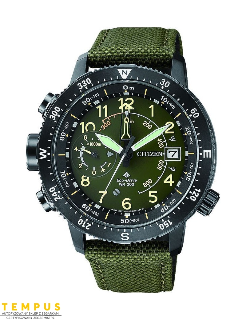Zegarek sportowy męski Citizen PROMASTER BN4045-12X na pasku Zegarek sportowy męski Citizen PROMASTER BN4045-12X na pasku