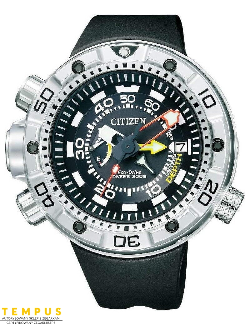 Zegarek sportowy męski Citizen PROMASTER BN2021-03E Divers Marine na pasku