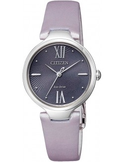 Zegarek klasyczny damski Citizen LEATHER EM0040-47H na pasku