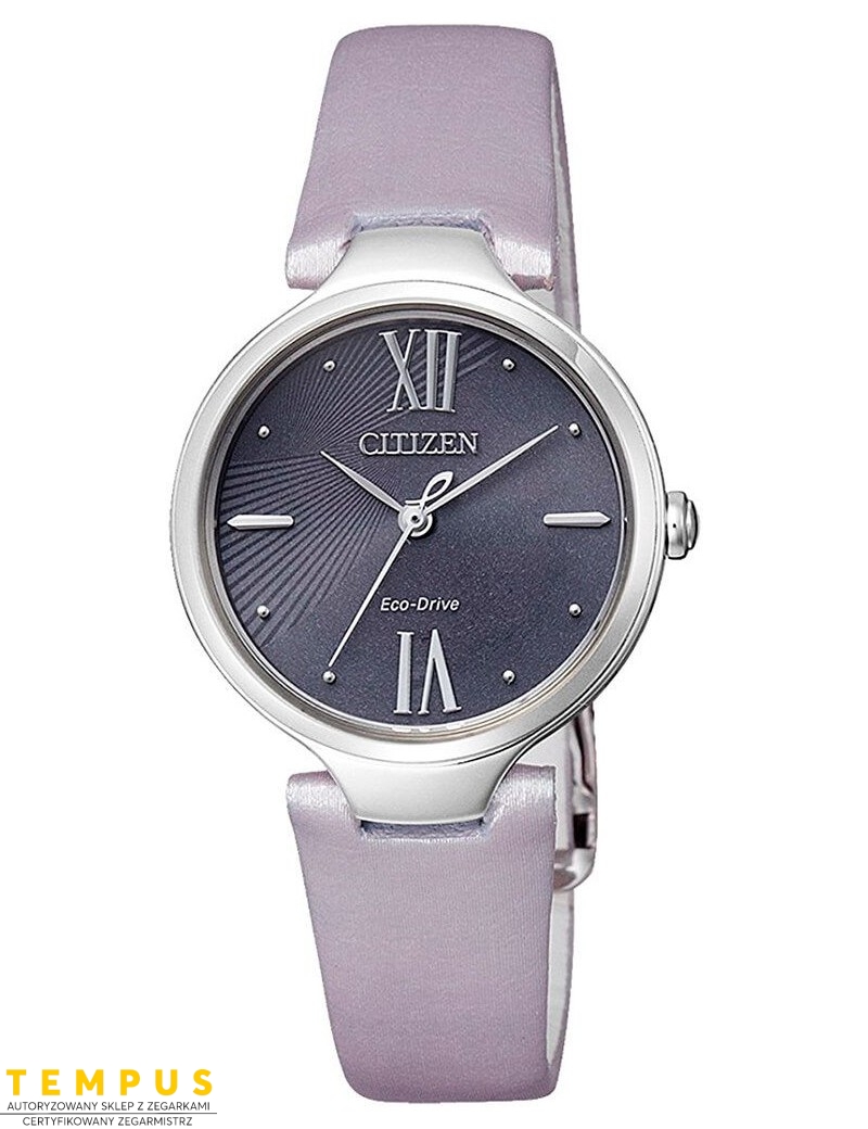Zegarek klasyczny damski Citizen LEATHER EM0040-47H na pasku Zegarek klasyczny damski Citizen LEATHER EM0040-47H na pasku