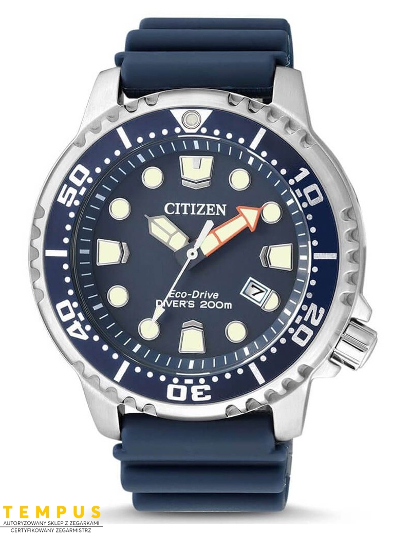 Zegarek sportowy męski Citizen PROMASTER Diver BN0151-17L na pasku