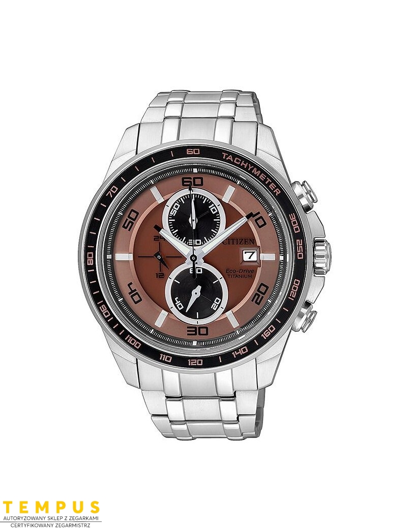 Zegarek męski Citizen TITANIUM CA0347-56W na bransolecie Zegarek męski Citizen TITANIUM CA0347-56W na bransolecie