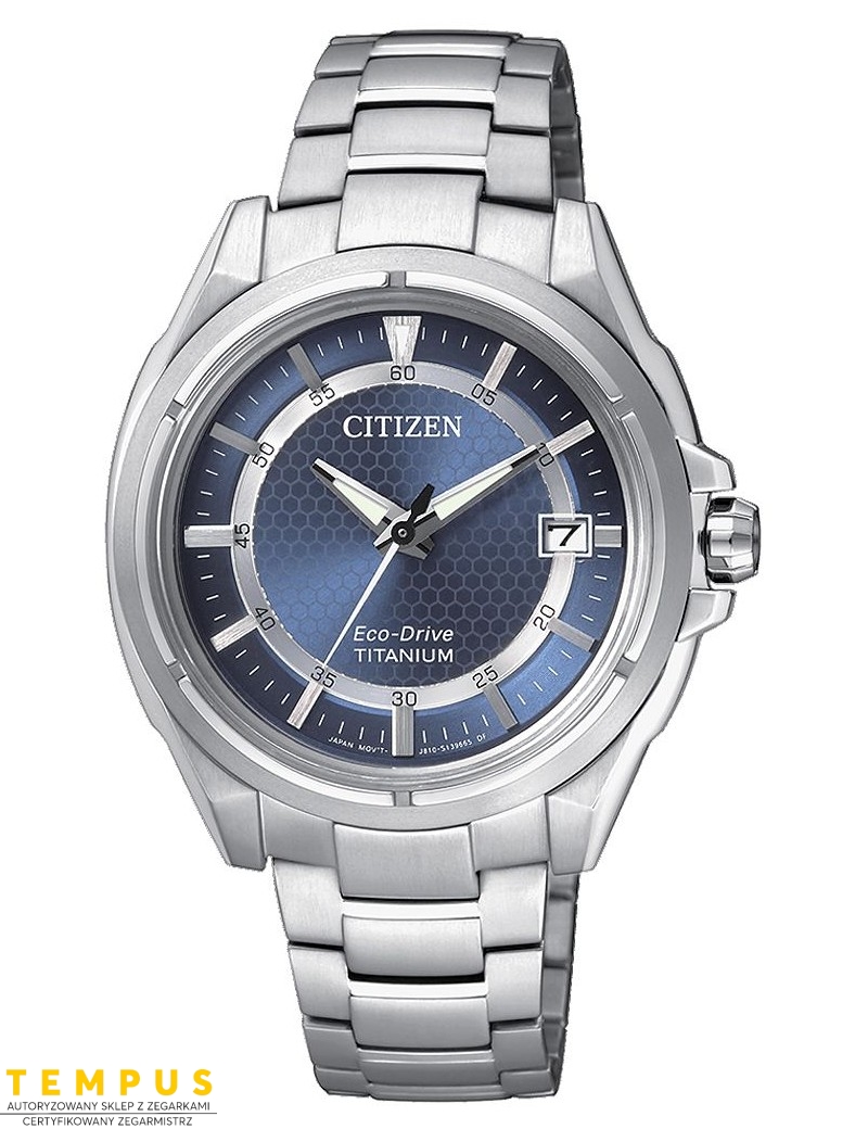 Zegarek klasyczny, elegancki damski Citizen Lady Titanium FE6040-59L na bransolecie