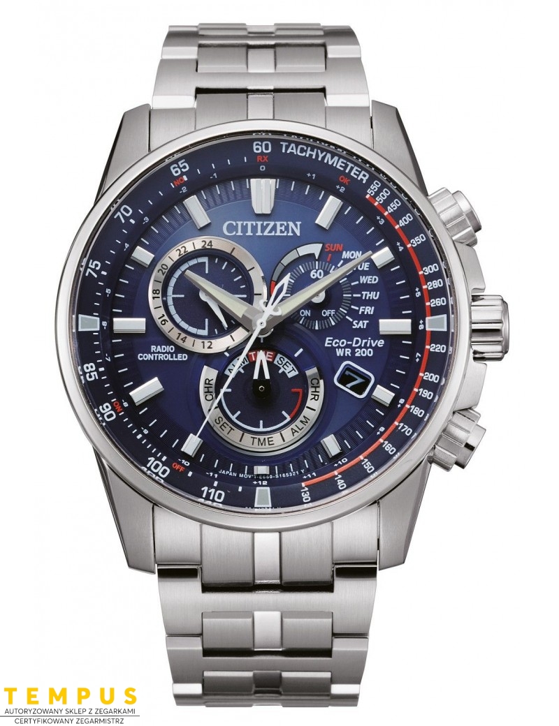 Zegarek męski Citizen Radio Controlled CB5880-54L na bransolecie