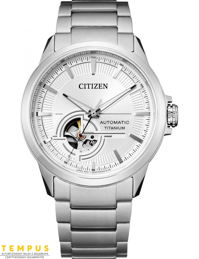 Zegarek męski Citizen TITANIUM NH9120-88A na bransolecie Zegarek męski Citizen TITANIUM NH9120-88A na bransolecie