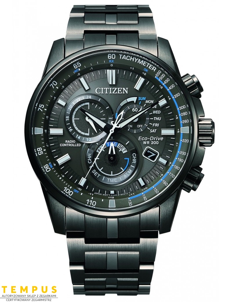 Zegarek męski Citizen Radio Controlled CB5887-55H na bransolecie