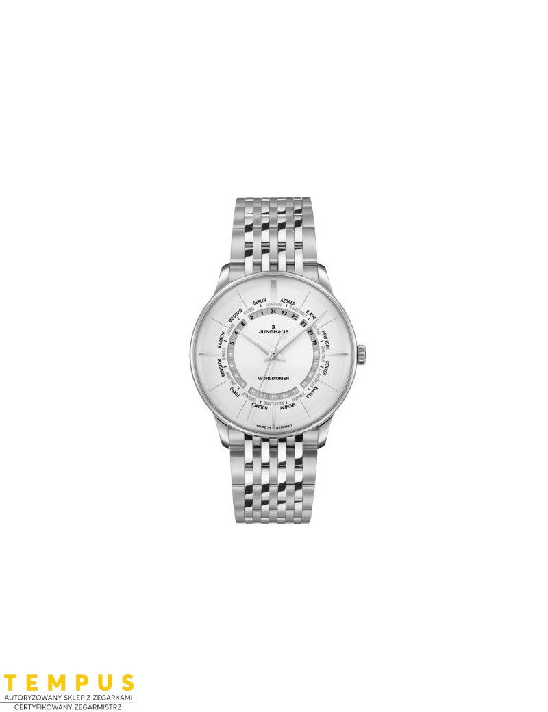 Junghans Meister Worldtimer 027/3011.46 - Zegarki JUNGHANS Junghans Meister Worldtimer 027/3011.46 - Zegarki JUNGHANS